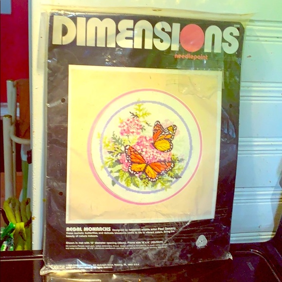 Butterflies Needlepoint Kit #2360 - Picture 3 of 7